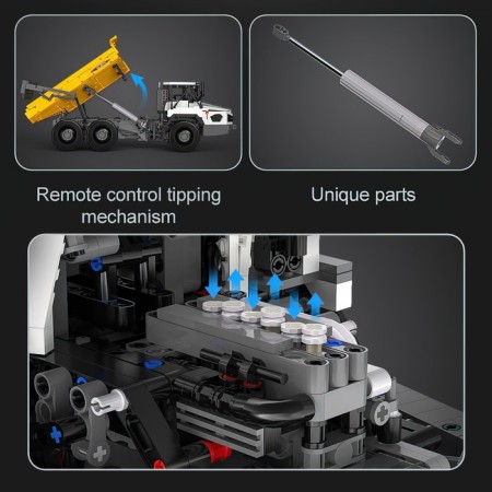 Designer Radio -controlled "Construction truck", 3067 parts, scale 1:17-7