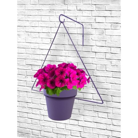 Kashpo holder, D = 17.5 cm, with bracket, purple