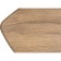 Coffee table lois marble white/oak Votan metal, black 80x80x46 cm