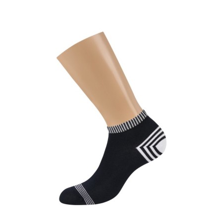Women's socks Mini Sport Chic shortened, size 35-38, color Blu Scur-1
