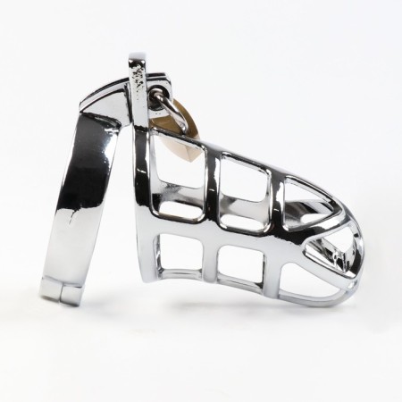 Belt of fidelity "Total cell No. 2", rings d = 4; 4.5; 5 cm, lock, key, metal-1