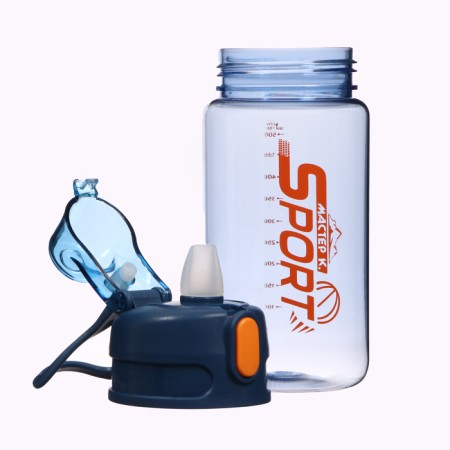 Water bottle, 600 ml, Sport, 21 x 7.9 x 6.7 cm, blue-2