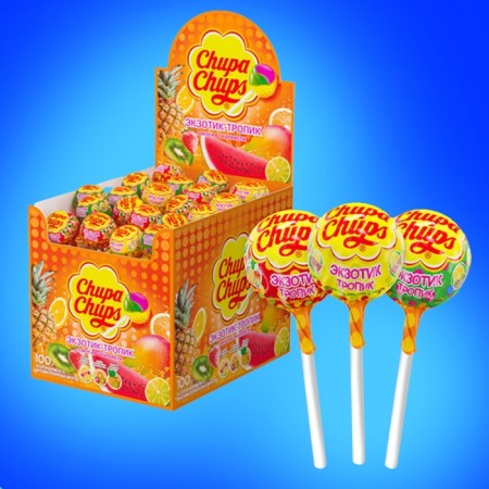 Caramel "Chupa-Chups", Tropic Exotic, 12 g