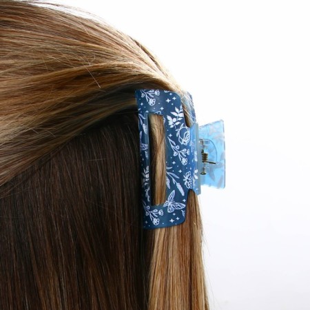 Hair crab, airborne hairpins, blue, 7 x 3 x 3.5 cm-6