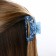 Hair crab, airborne hairpins, blue, 7 x 3 x 3.5 cm