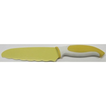 Universal knife Atlantis, yellow color, 16 cm