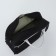 Road bag on wheels, external pocket, black color