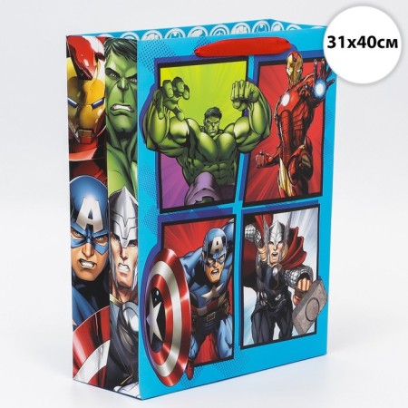 Gift package, 31x40x11.5 cm, packaging, Avengers-2