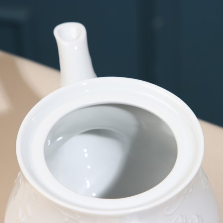 Rococo kettle, 550 ml, porcelain-2
