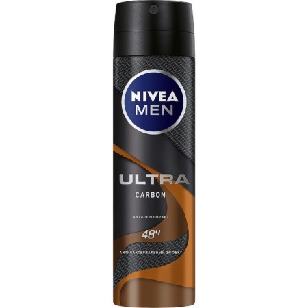 Antiperspirant Nivea Men Ultra Carbon, Spray, 150 ml