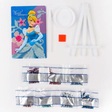 Diamond mosaic, 16x10.5 cm, princesses-2