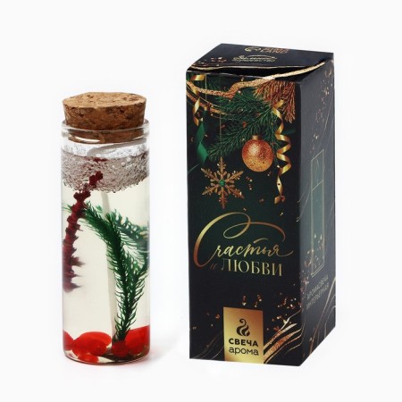New Year's candle interior in the new year: mountain ash: 8.5 x 2.9 cm-1