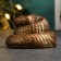 Figure "Snake Malaya" burgundy with gilding, 4x4x2cm