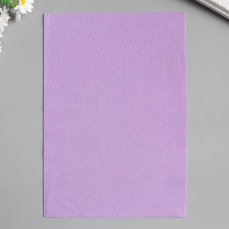 Soft felt 1 mm "delicate lilac" set of 10 sheets format A4-1