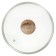 Glass cover Panairo Wood, Soft-Touch pen, with a lid, D = 24 cm