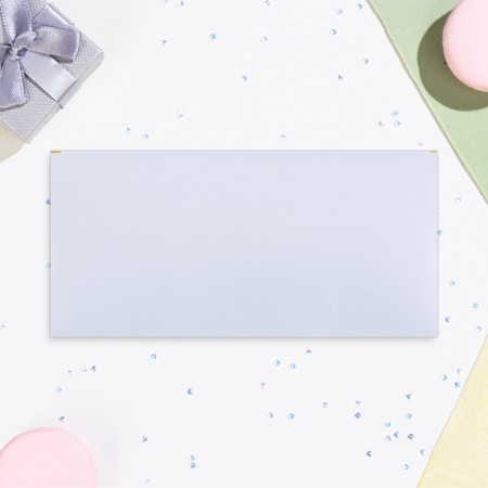 Money envelope "Universal" gold bow on white, embossing, 19.5 x 9 cm-2