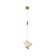 Suspension "Butterfly", size 17x13x200 cm, 6W, LED, 3000K