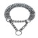 Collar - half -knitwear three -row, 40 cm, wire thickness 2 mm, black