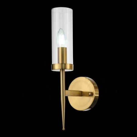 Wall lamp ST LUCE. SL1159.301.01. Acazio. 1x60 watts, E14, 10x42 cm, brass color-1