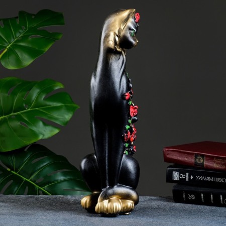 Figure "Marquise Medium with flowers" 42x12x14cm-1