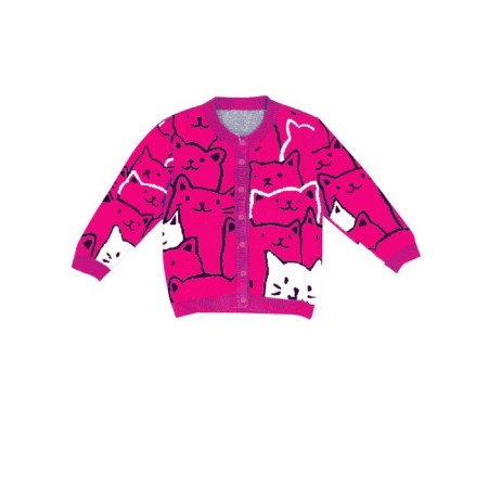 Cardigan for girls, height 98 cm-5