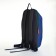Sports' backpack on lightning, Textura, external pocket, blue color