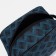 Cosmetic bag with lightning, dark blue color