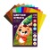 Color paper A4, 10 sheets, 10 colors "Hedgehog in the forest", coated, in the folder
