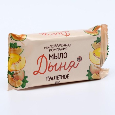 Toilet soap MK "melon" in a colored wrapper, 100 g