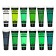 Acrylic paints 12 colors in a tube 75 ml, matte, calligrata, green shades