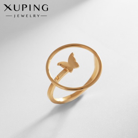 Ring Xuping butterfly, color gold, size 17