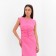 Women's dress with draping Mist Summer Time, Pink, R.44