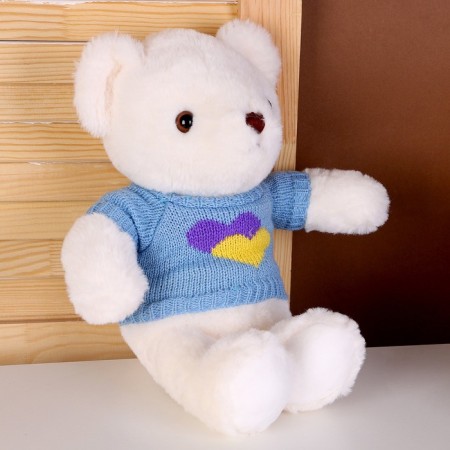 Soft toy "White Bear", 28 cm, color mix-1