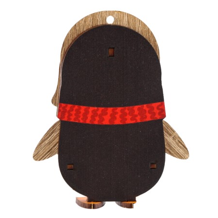 New Year's prefabricated pendant on the Christmas tree "New Year! Penguin"-9