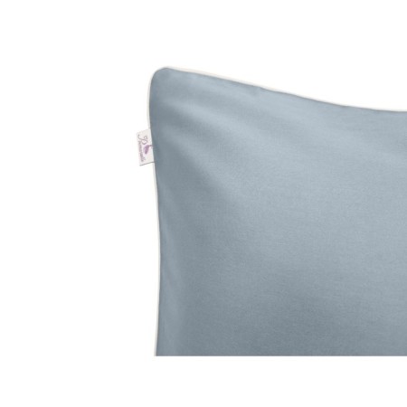 Pillowcase satin luxe, size 70x70 cm, smoky-blue color-3