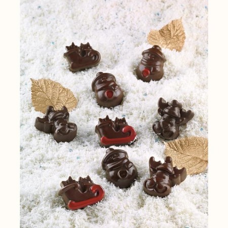 Form for the preparation of sweets Choco Winter, silicone-1