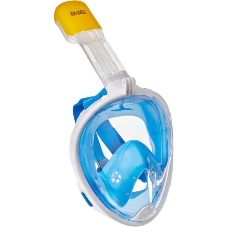 Bradex swimming and snork mask with an action camera mount, blue, size S-1