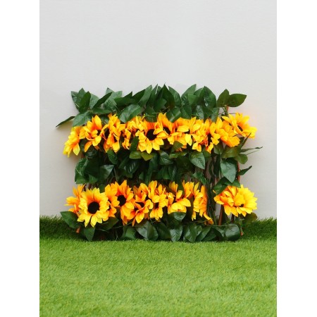 Decorative fence, 110 × 40 cm, “sunflowers”, Greengo-5
