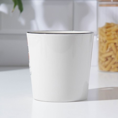 Ceramic mug “My dad is cooler”, 450 ml, white color-2