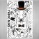 Sticking plastic interior black "Deer-Helpers" 60x90 cm