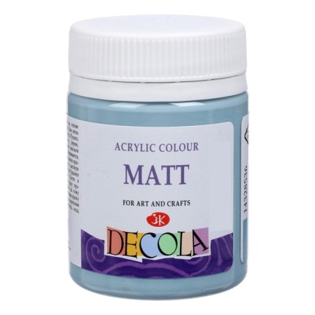 Acrylic matte paint 50 ml, ZHK Decola, gray-blue, 14328536-1