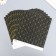 Scrapbooking paper gold "Geometry on black" density 180 g 15.5x17 cm