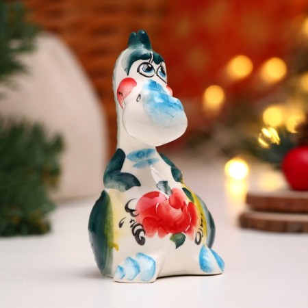 Souvenir "Dragon Platon" Gzhel Color