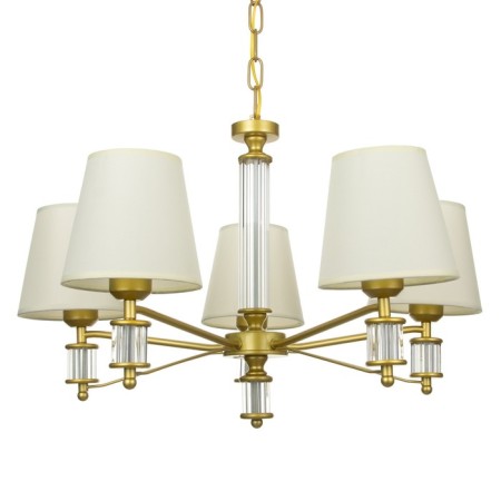 Chandelier 1091/5GD 40W E27 gold 60x60x38-78 cm Bayerlux-1