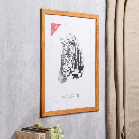Photo frame 40x50 cm (2503) wood (plastic screen)-2