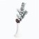 New Year. Decor "In the Snow", a branch, 34 × 18 × 6 cm