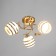 Vivian chandelier 3x40W E27 Gold Model: 2612358