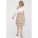 Skirt with folds of viscose, size 42