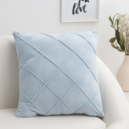 Pillowcase decorative Ethel "Solo" color gray, size 45x45 cm-3