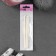 A set of hooks for knitting, d = 4/5/6 mm, 14 cm, 3 pcs, white color